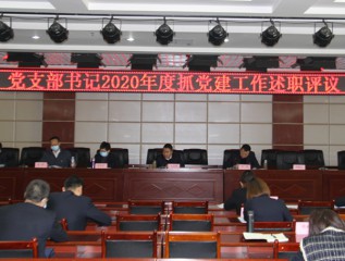 星空网页版召开2020年度党支部书记抓党建工作述职报告会